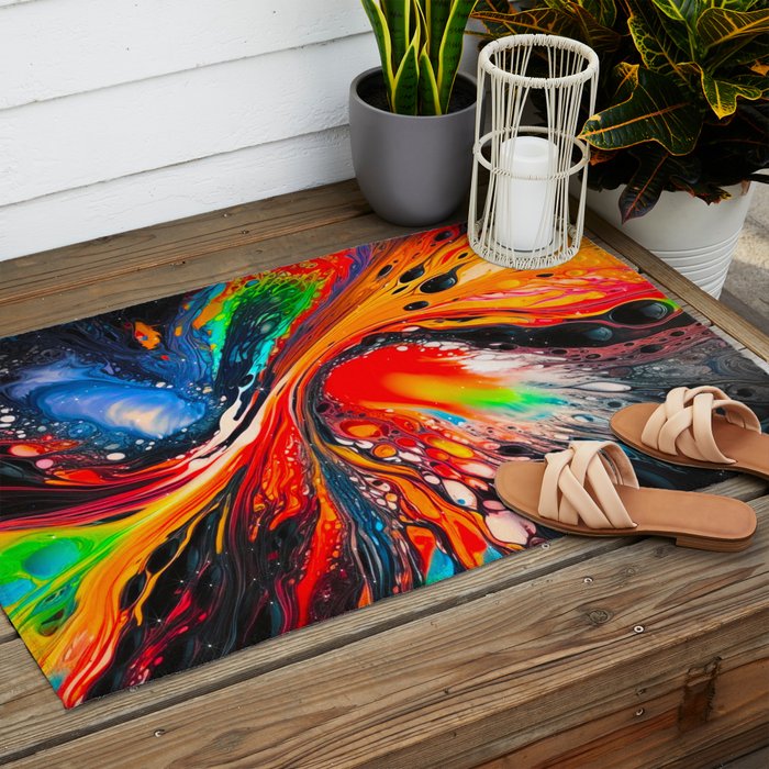 The Battle of Being Outdoor Rug Gallery Image 2