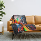 The Battle of Being Throw Blanket Gallery Image 1