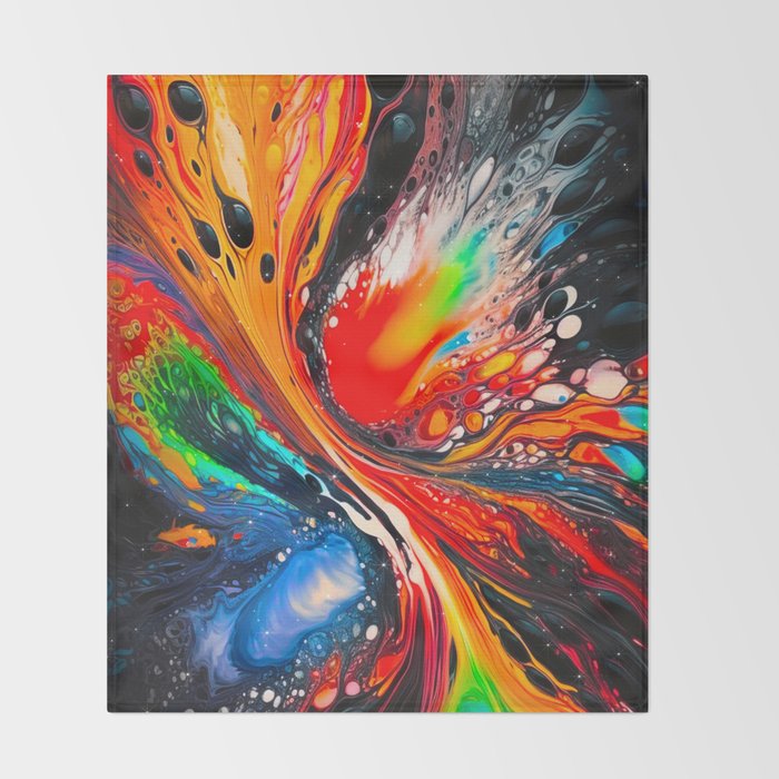 The Battle of Being Throw Blanket Gallery Image 2