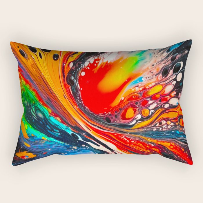The Battle of Being Rectangular Pillow Gallery Image 1
