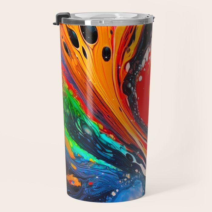 The Battle of Being Travel Mug Gallery Image 3