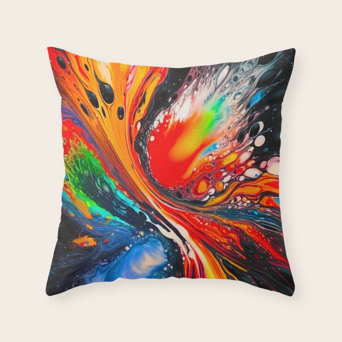 The Battle of Being Throw Pillow Gallery Image 1