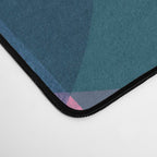 Abstraction_BLUE_LANDSCAPE_MOONLIGHT_NATURE_POP_ART_)521A Desk Mat Gallery Image 4