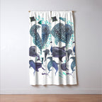 Whale Shark, Ray & Sea Creature Play Print Window Curtain Gallery Image 3