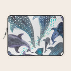 Whale Shark, Ray & Sea Creature Play Print Laptop Sleeve Gallery Image 1