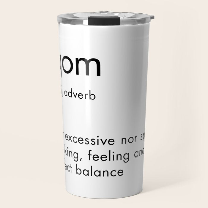 Lagom Definition Travel Mug Gallery Image 1