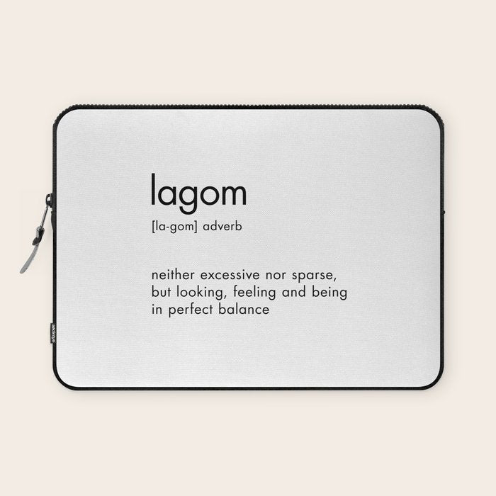 Lagom Definition Laptop Sleeve Gallery Image 1