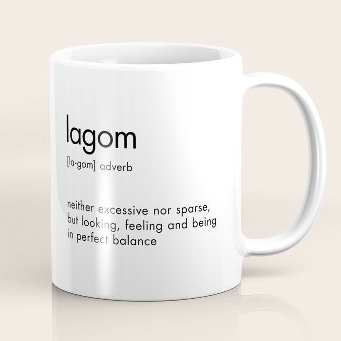 Lagom Definition Coffee Mug Gallery Image 1
