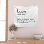 Lagom Definition Wall Tapestry Gallery Image 2