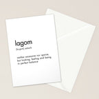 Lagom Definition Stationery Card Gallery Image 2