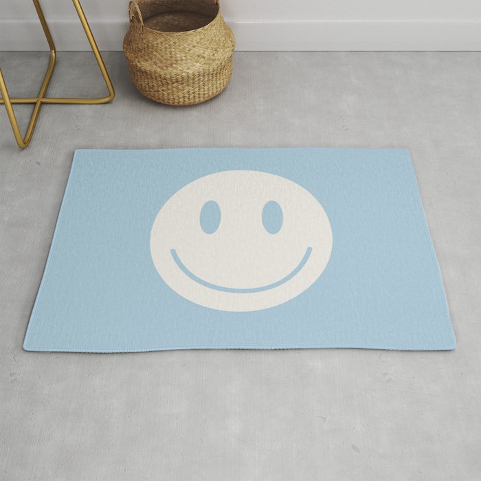 Happy Thoughts Baby Blue Rug Gallery Image 1
