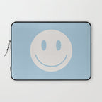 Happy Thoughts Baby Blue Laptop Sleeve Gallery Image 1