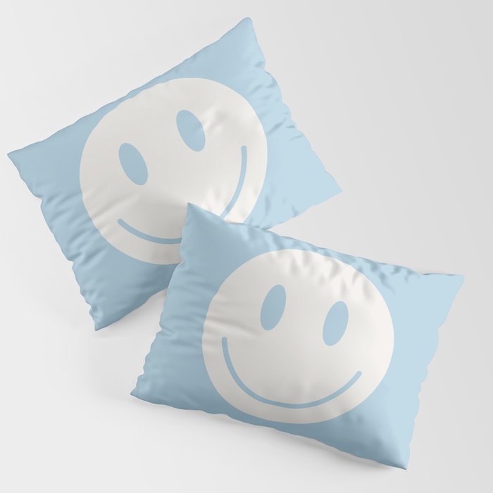 Happy Thoughts Baby Blue Pillow Sham Gallery Image 3