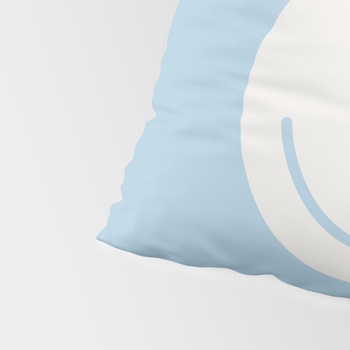 Happy Thoughts Baby Blue Pillow Sham Gallery Image 4
