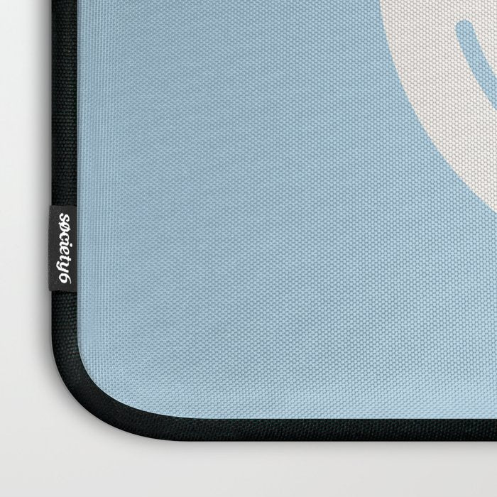 Happy Thoughts Baby Blue Laptop Sleeve Gallery Image 3