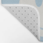 Happy Thoughts Baby Blue Bath Mat Gallery Image 2