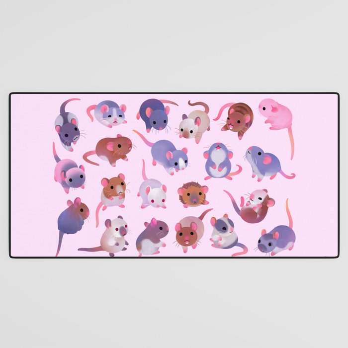 Fancy rat Desk Mat Gallery Image 3