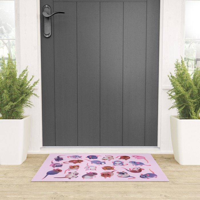 Fancy rat Welcome Mat Gallery Image 3