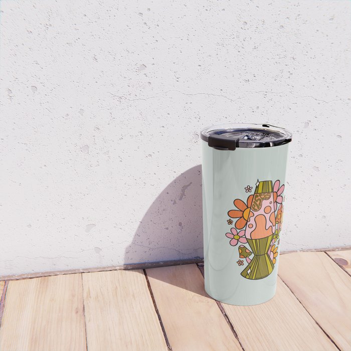 Pisces Lava Lamp Travel Mug Gallery Image 4
