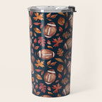 Fall Football - Navy Travel Mug Gallery Image 2