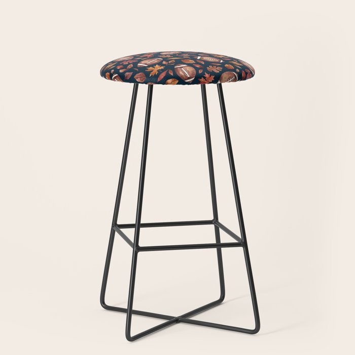 Fall Football - Navy Stool Gallery Image 1