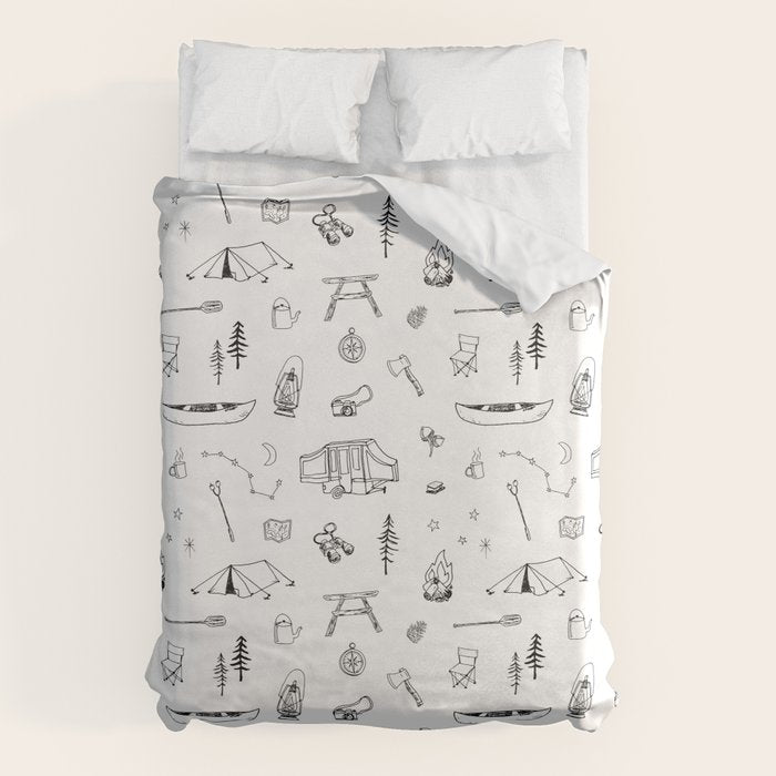 Simple Camping Duvet Cover Gallery Image 6