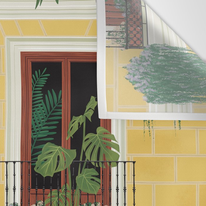 Madrid Book Shop Wall Tapestry Gallery Image 3