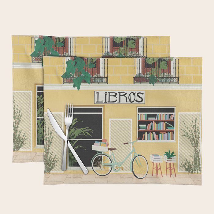 Madrid Book Shop Placemat