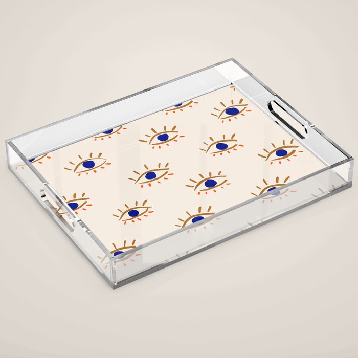 Evil eyes Acrylic Tray Gallery Image 1
