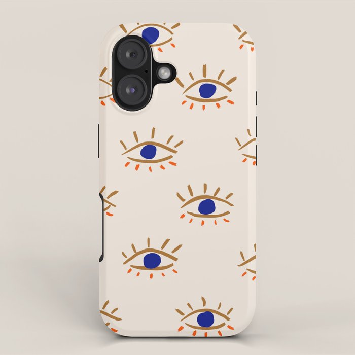 Evil eyes iPhone Case Gallery Image 1