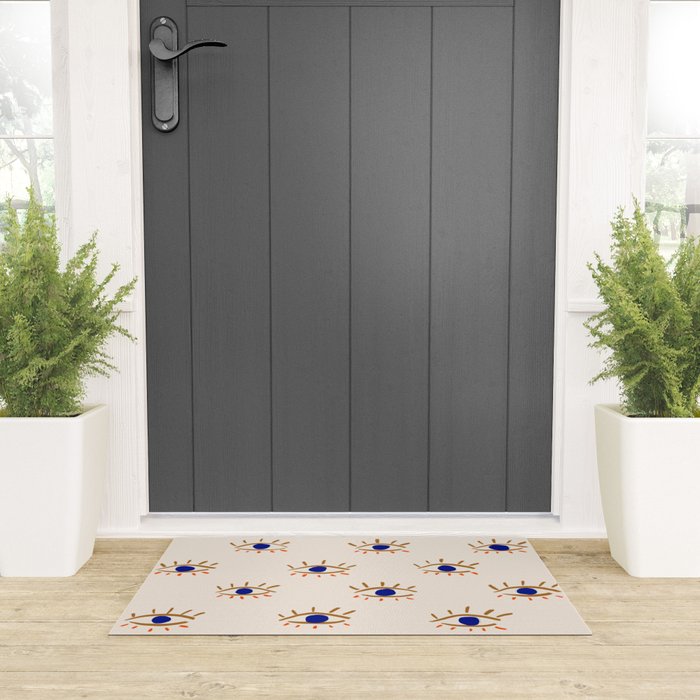 Evil eyes Welcome Mat Gallery Image 3