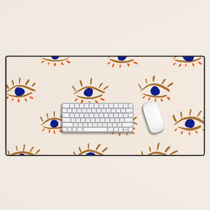 Evil eyes Desk Mat Gallery Image 1