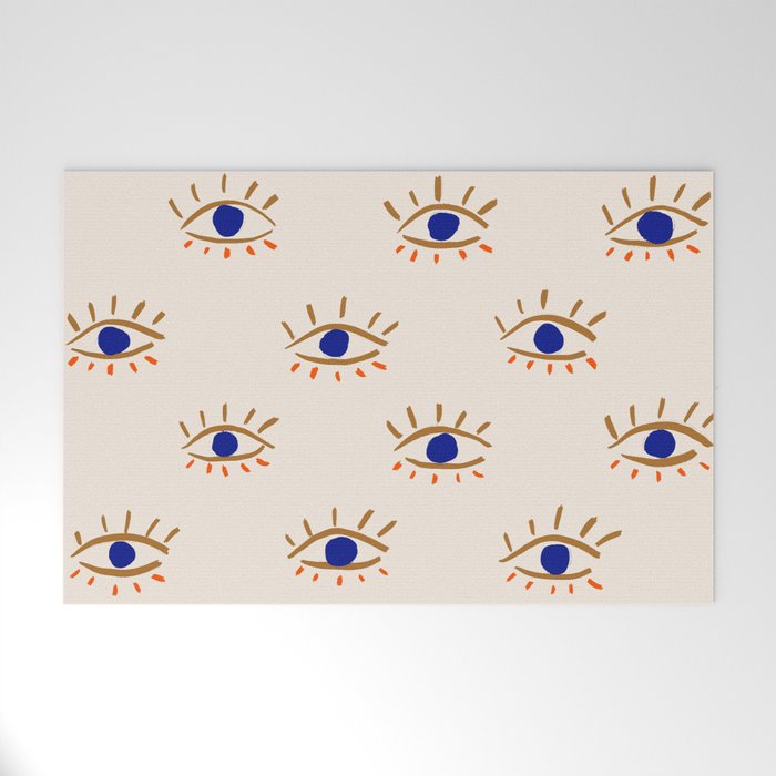 Evil eyes Welcome Mat Gallery Image 1