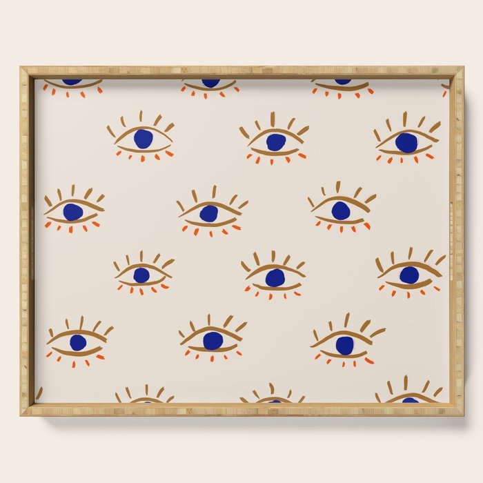 Evil eyes Serving Tray Gallery Image 1