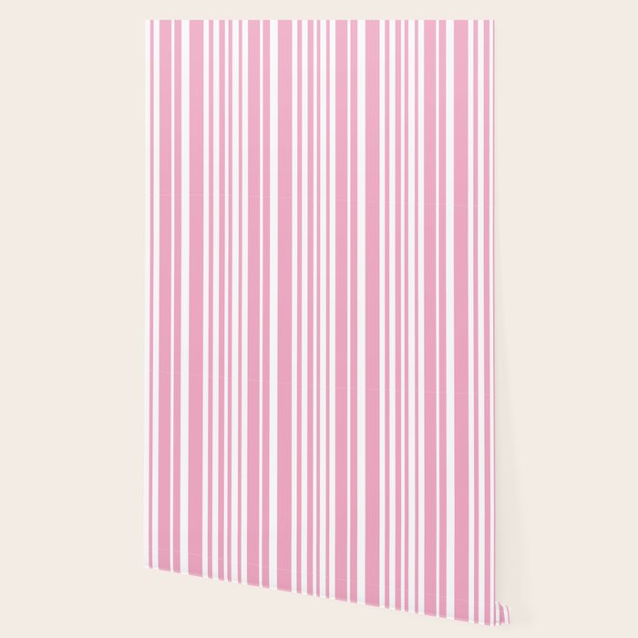 Classic Stripes XXXI - Pastel Pink  Wallpaper Gallery Image 2