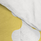 Vertical Stripes Yellow and White Ogee A-Go-Go Pop Pattern Comforter Gallery Image 4