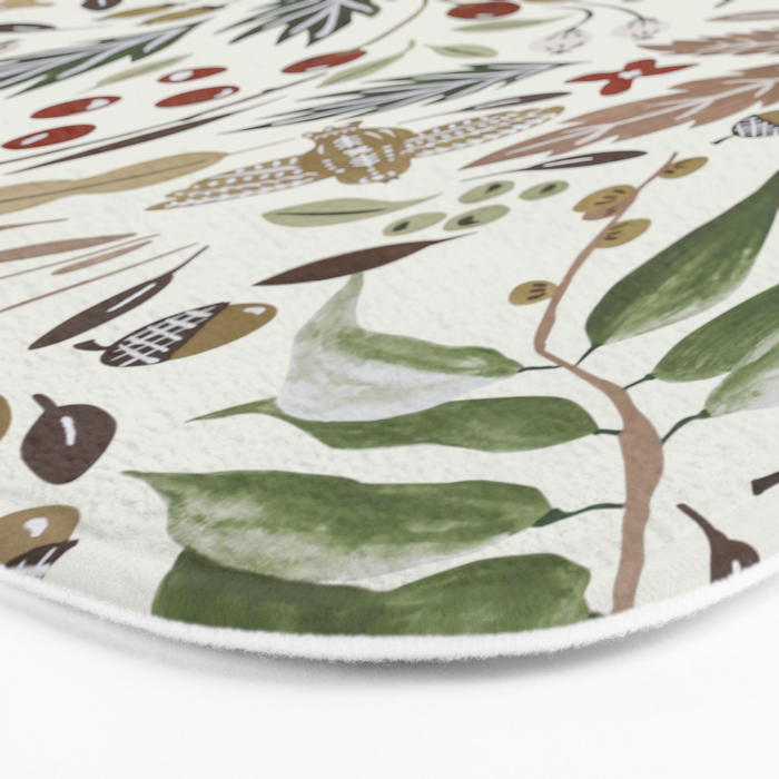 Christmas in the wild nature Bath Mat Gallery Image 3