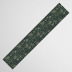 Mysterious Garden - moss green Table Runner Gallery Image 3