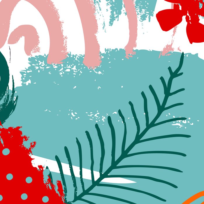 Summer Floral Prints, Abstract, Colourful Prints. Coffee Mug Gallery Image 2