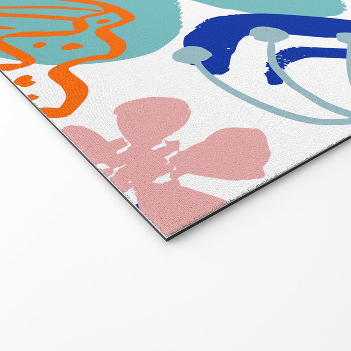 Summer Floral Prints, Abstract, Colourful Prints. Welcome Mat Gallery Image 2