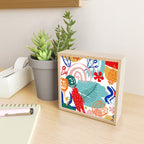 Summer Floral Prints, Abstract, Colourful Prints. Mini Art Print Gallery Image 2