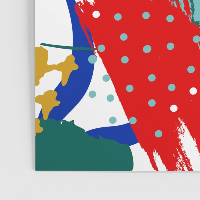 Summer Floral Prints, Abstract, Colourful Prints. Poster Gallery Image 3