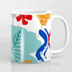 Summer Floral Prints, Abstract, Colourful Prints. Coffee Mug Gallery Image 1