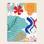 Summer Floral Prints, Abstract, Colourful Prints. Notebook Gallery Image 4