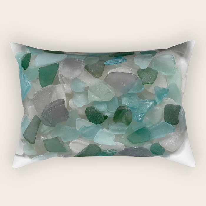 An Ocean of Mermaid Tears Rectangular Pillow Gallery Image 1