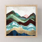 Velvet Mountains Mini Art Print Gallery Image 1