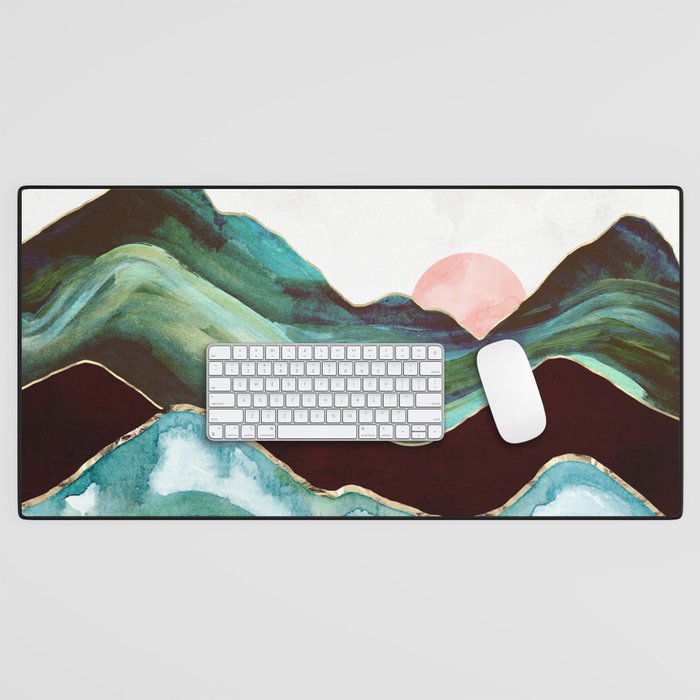Velvet Mountains Desk Mat Gallery Image 1