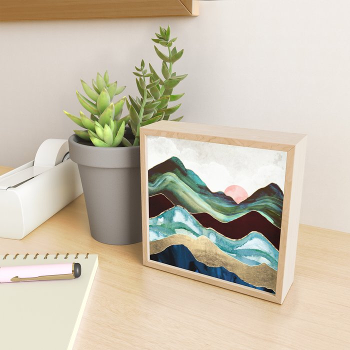 Velvet Mountains Mini Art Print Gallery Image 2
