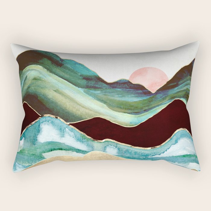 Velvet Mountains Rectangular Pillow Gallery Image 1