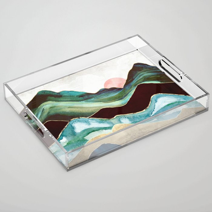 Velvet Mountains Acrylic Tray Gallery Image 1